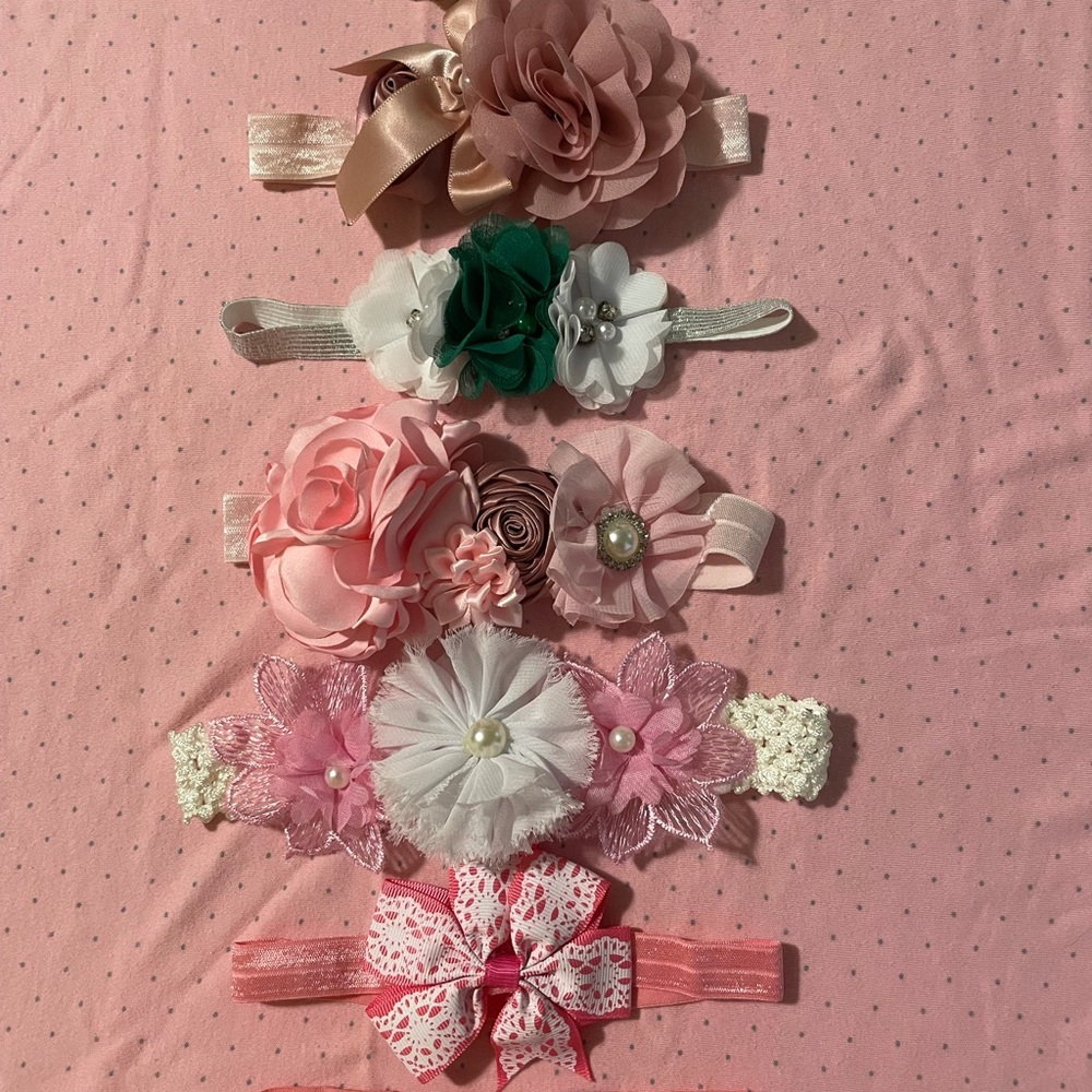 Baby girl headbands 1-2 years old